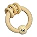 green sprouts Ring Rattle Made From Wood