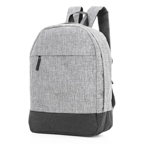 Mochila em Poliéster 300D Reforçado com Zíper Protegido, Alças Confortáveis e Bolso Frontal Grande – 16L Leve e Resistente
