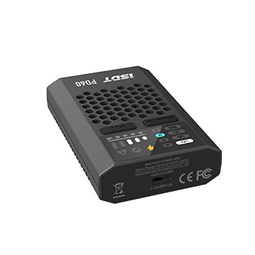 Image of ISDT PD60S XT60 Connector 60W 6A Battery Balance Charger Type-C Input for 1-4S Lipo Battery，Life, Lilon, LiHv /Pb /NiMH Battery - XT60