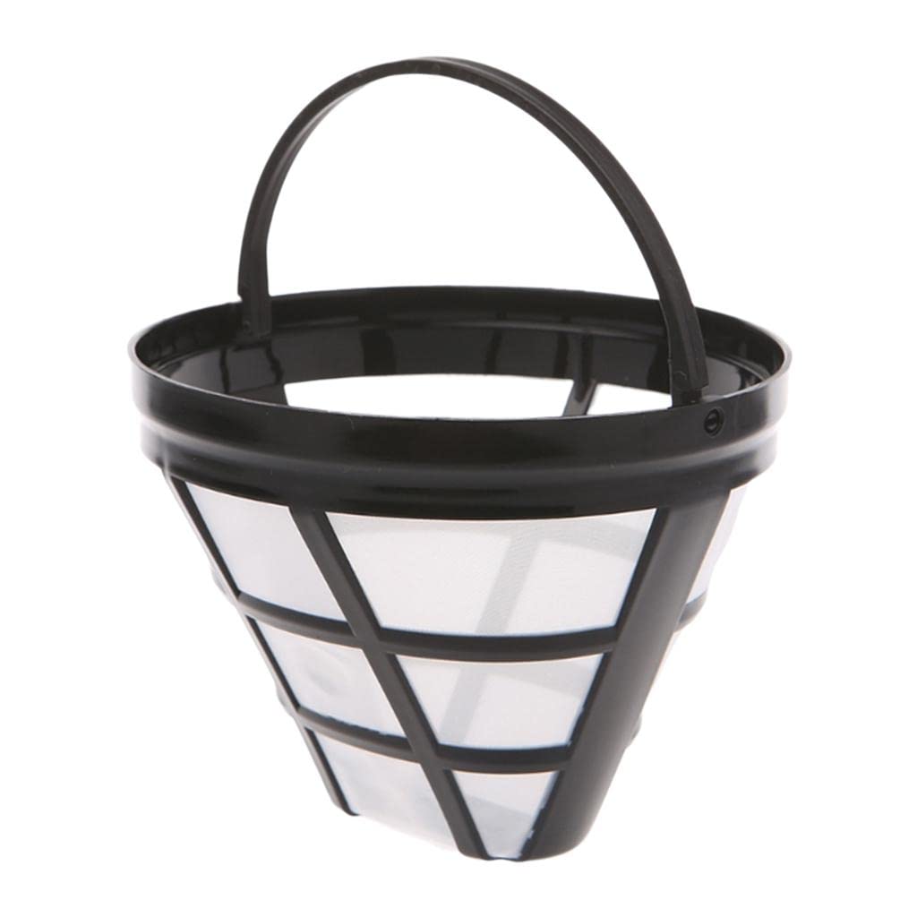 UJEAVETTE Reusable Coffee Filter Basket Style Coffee Machine Strainer Mesh Filter