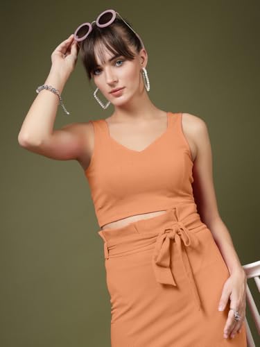 Image of OOMPH! Stretchable Sleeveless Crop Top