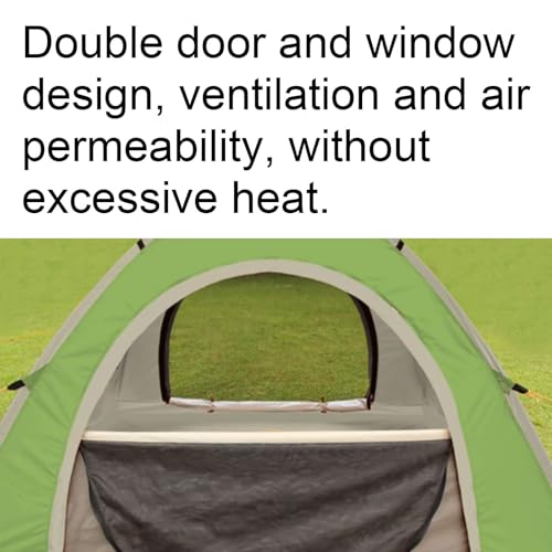 Carpa automática para camping 3-4 personas portátil miniatura 5