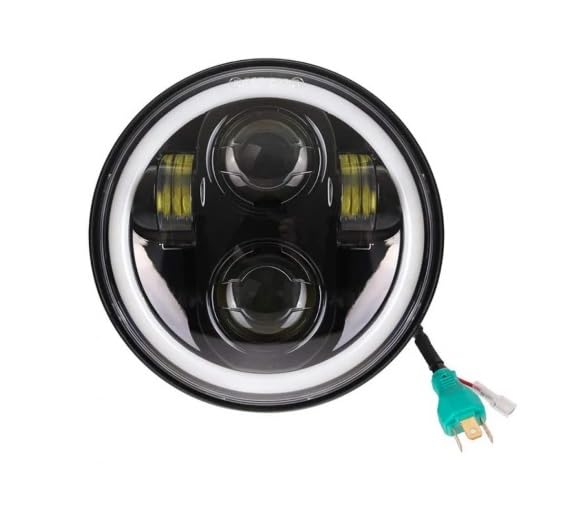 Meenu Arts 5.75 Inch Round Led Headlight Compatible for Bajaj Avenger 150/180/200/220-image-14