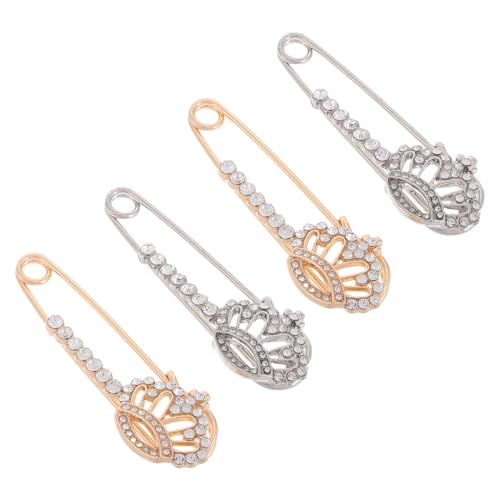 Brooche Charms de sécurité en set de 4 pièces à offrir pour accessoiriser les tenues de fête
