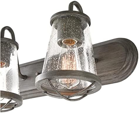 Georgina 2-Light Weathered Iron Vanity Light