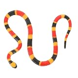 serpiente coral mas venenosa Decoración de serpiente de coral: hecha de material seguro, ecológico y con aspecto de serpiente