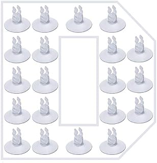 icemoon 20 pcs Aquarium Fish Tank Suction Cup Sucker Holders for Air Line Tube Hose Pump, SuctionAquarium Suction Cups Airline Suction Cup for Fish Tank Tubing Clear Holders Clips Clamps