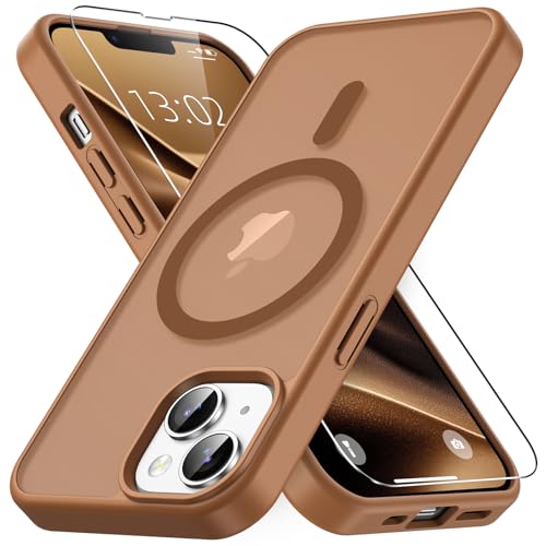 Coque antichoc iPhone 13 et 14 magnétique mate de qualité militaire