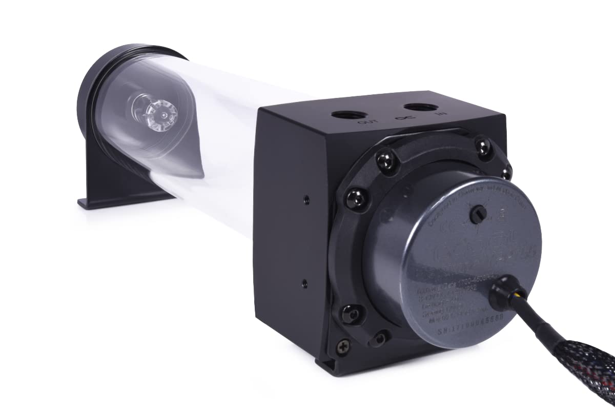 Alphacool Core 200 Aurora ARGB Ausgleichbehälter, Acryl - Schwarz