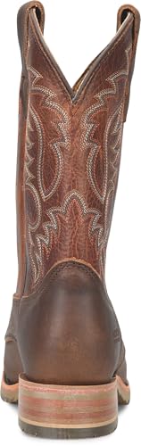 DOUBLE-H Mens 11" Soft Toe Square Toe Roper Western Boot, Premium Leather Cowboy Boots for Comfort and Style, Durable Construction4