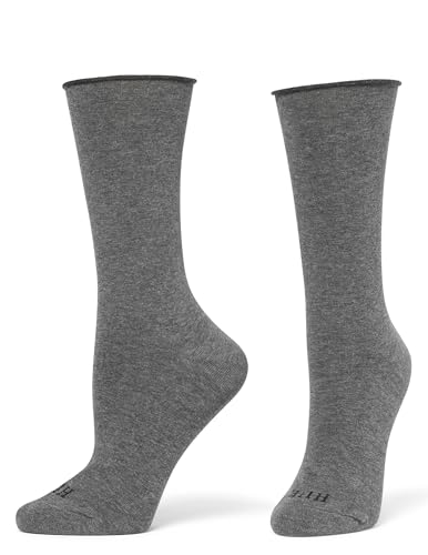 Image of HUE Women's Jeans Sock (Pack of 3), Heather Check Pack, One Size