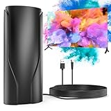 TV Antenna, Digital Indoor HD Antennas, Outdoor Antenna with Hooks Digital Antenna for Smart tv Indoor/Outdoor Antenna Supports 4K 8K 1080p