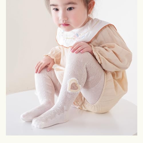 Tights, Child Bowknot Mesh Stockings for School Uniform Hollowed Leggings for Little Girls NonSlip Princess Socks3