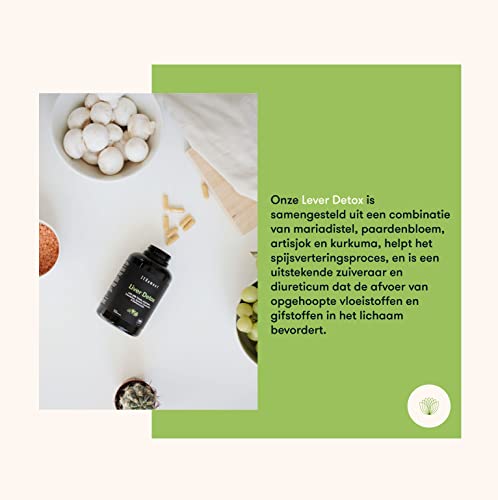 Lever Detox, met Mariadistel, Artisjok, Paardenbloem, Acerola, Curcumine en Bioflavonoïden, 180 Capsules | Zuiverend… - Image 6