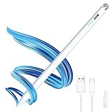 DBLSAIZU Stylet pour Apple iPad avec Fonction de Détection de Palme, Inclinaison et Adsorption Magnétique，Affichage de l'alimentation, Compatible avec iPad Pro/iPad/iPad Mini/iPad Air