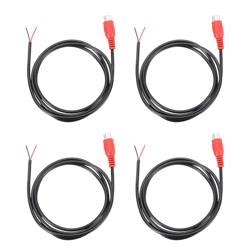 Cable de audio RCA hembra a extremo abierto 22 AWG con transmisi&oacute;n sin p&eacute;rdida