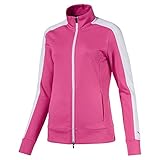 Puma Golf Women's 2018 Track Jacket, X-Small, Carmine Rose