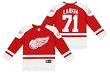 Outerstuff NHL Red Wings Larkin Dylan Boys 4-18 Player Jersey Top Size Bxl14 Team Color