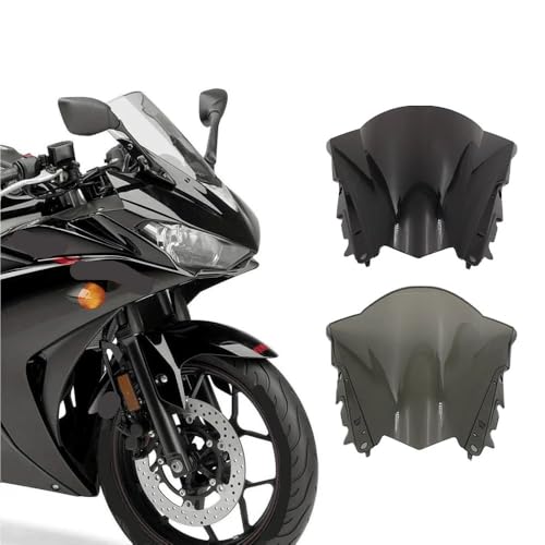 Bulle moto à double bulle YZF R3 déflecteur pare-brise haute protection