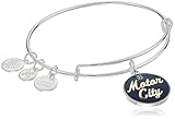 Alex and Ani Motor City Expandable Rafaelian Silver-Tone Bangle Bracelet