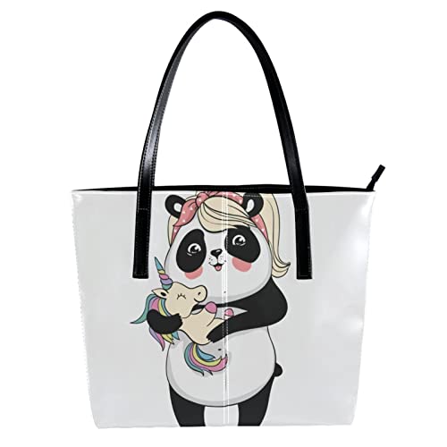 Sac à main fourre-tout mignon en cuir PU pour organiser vos affaires