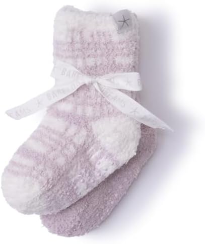 Barefoot Dreams® CozyChic® Toddler Plaid Sock Set, Barely Pink-Cream, One Size