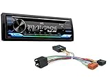 Autoradio JVC KD-DB912BT (DAB+) geeignet für Citroen C2 | C3| C5 | C8 inkl. Lenkrad Fernbedienung Adapter