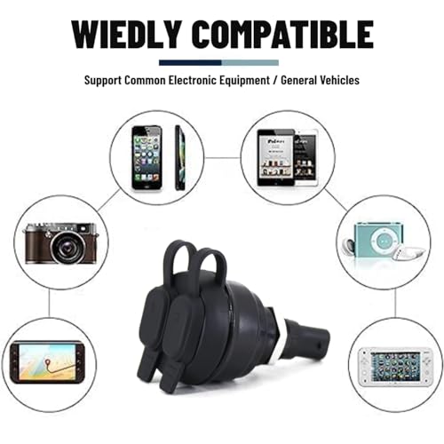 5 V USB-Ladegerät für Motorrad, Netzadapter mit Zwei Anschlüssen für BMW R1200GS R1250GS R1250RT R1200RT R nineT K1600GT K1600GTL K1300S K1300GT G310GS F900R F900XR F850GS F750 F750 650GS SC 1000XR