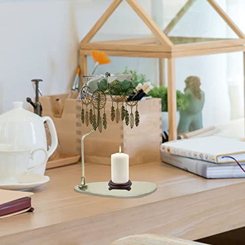 Spinning Candle Holder | Thermal Spinning Candlestick Triangle Holder | Restaurant Wedding Christmas Valentine's Day Thanksgiving Wedding Anniversary Birthday Party Table Decoration (B) #TOP1