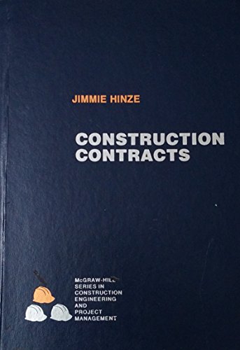 Construction Contracts 0070290814 Book Cover