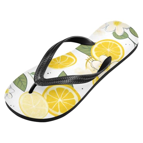 Women Beach Summer Casual Flip Flop Lemon SummerQuick Dry Sandals Slipper for Men 214B2746