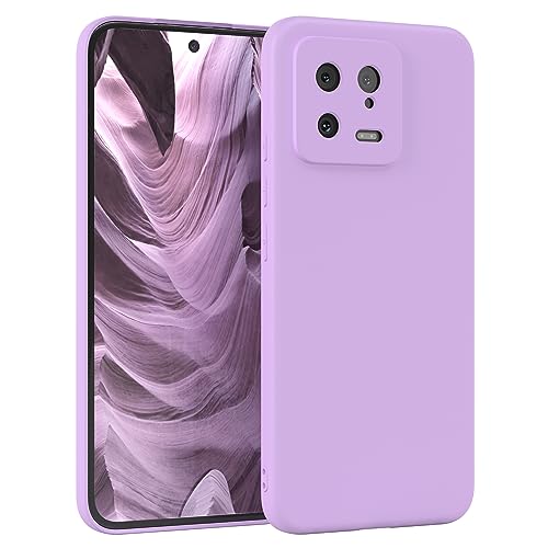 EAZY CASE - Silikonhülle für Xiaomi 13 Hülle Silikon Case Lila weich stoßfeste Handyhülle Xiaomi 13 Schutzhülle mit Kameraschutz Dünn Premium Schutz Cover TPU Phone Bumper in Violett