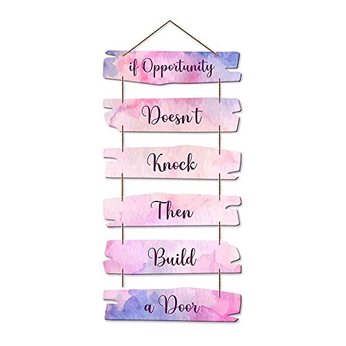 Artvibes Decorative Wall Hanging Wooden Art Decoration item for Living Room | Bedroom | Home Decor | Gifts | Quotes Decor Item | Wall Art For Hall | Mdf Wall Decoration, Set of 6(WH_3228NN)