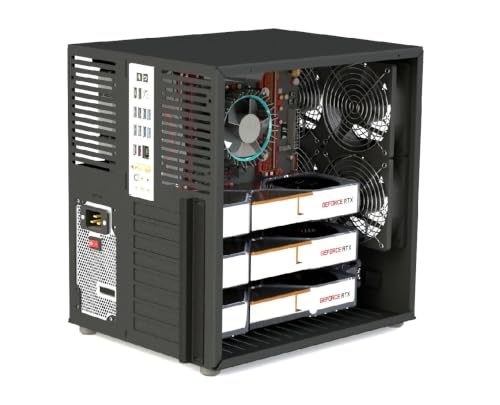 Image of XtremeMiner Industrial Desktop Workstation Case (EM5 - Mid Tower for E-ATX Motherboards)