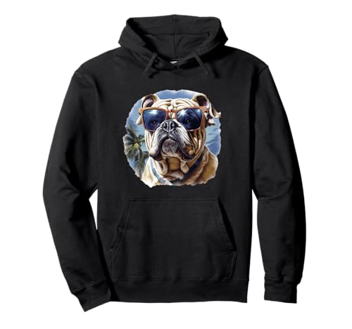 Englische Bulldogge Pullover Hoodie