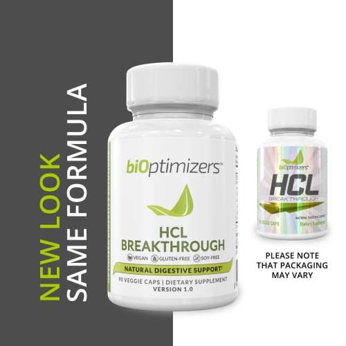 Bioptimizers - Masszymes Digestive Enzymes (250 Capsules) And Hcl Breakthrough (90 Capsules) Supplement Bundle #TOP6