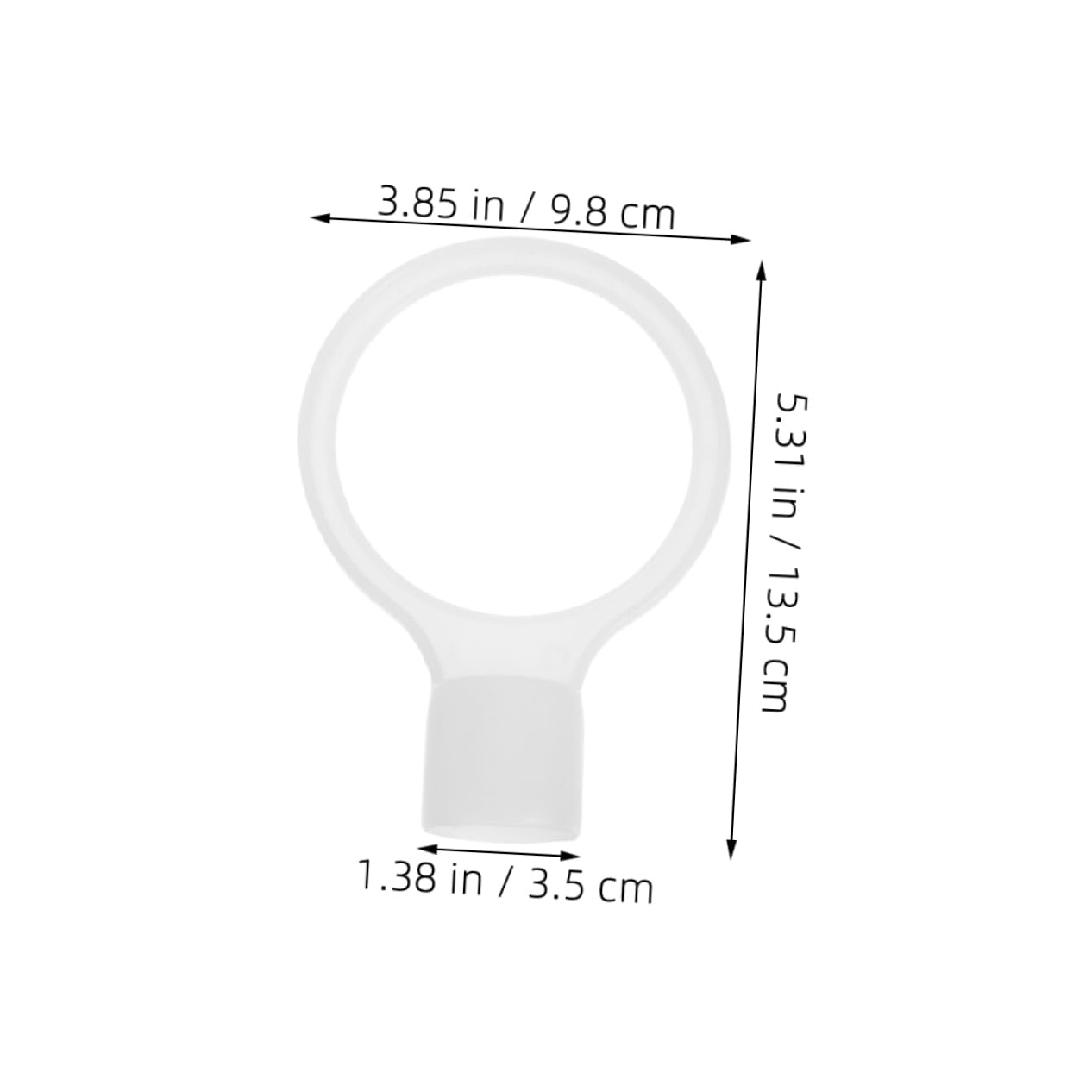 HAWILLOSCH 12pcs Traffic Cone Connector for Flat Cones Barrier Chain Connector for Safety Crowd Control