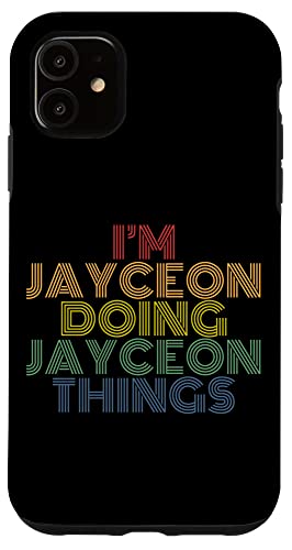 iPhone XS Max I'm Jayceon Doing Jayceon Things Funny Personalized Name Case