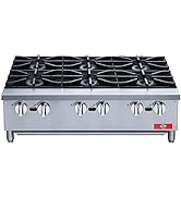 Commercial Hot Plate, Elite Kitchen Supply 36 in. 6-Burner Hot Plate