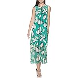 DKNY Women's Partially Lined Zip-Closure Midi Dress, Ja La Iv M, Medium