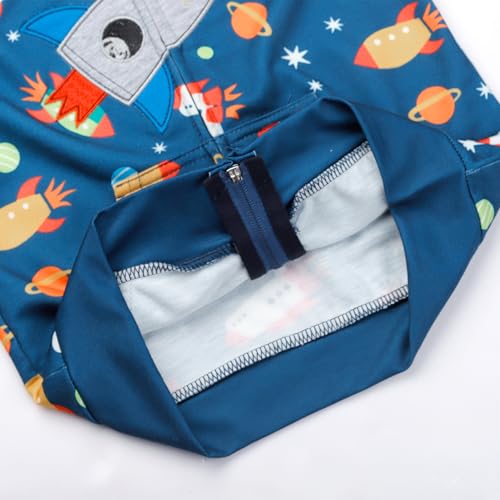 Image of Boys Toddler Zip Up Hoodie Kids Fall Winter Jacket Cute Sweatshirt With Hood 2-7 Years Old