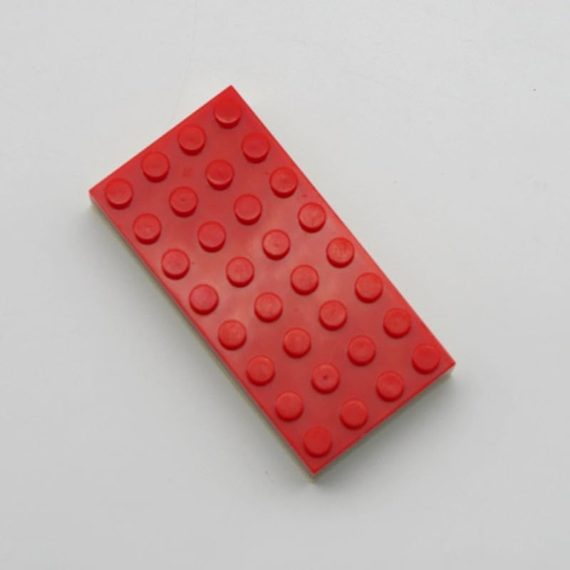 Miniatura 3 de Platos rojos clásicos a granel, placa roja de 4 x 8, placas de construcción planas de 20 piezas, compatibles con piezas y piezas de Lego 4 x 8