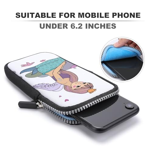 Pochette téléphone portable portefeuille sac bandoulière compact - 3