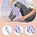 Menolana Massage Roller Sticks Manual Massage Portable Ergonomic Fitness Body Roller Tool for Thighs Body Shoulders Arms Yoga, Violet