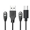 2 cables de carga compatibles con Shokz, cable de carga de repuesto magnético, adecuado para Aftershokz Aeropex AS800/803/Shokz Open Pro, OpenRun Mini, auriculares de conducción ósea OpenComm (2
