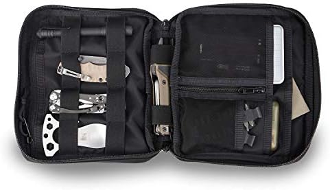 ADM Pouch PRO, Electronic Accessories Organizer, Travel Gadget Pouch for Cables, USB Flash Drive, Plug and More, Black