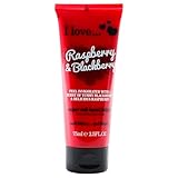 I Love Raspberry and BlackBerry Super Soft Hand Lotion - Hand Lotion for Dry Skin - Sweet Fragrance with Fruit Extracts - Organic Hand Cream - 2.5 oz