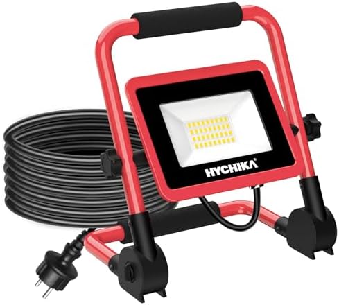 Tubiaz LED Baustrahler, 2x150W 13000LM Baustellen Strahler 6000K ...