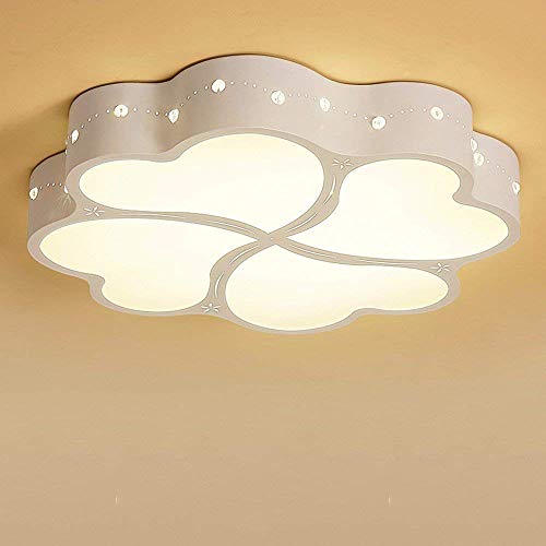 Plafonnier moderne LED de 50cm pour salon et chambre d'enfant avec éclairage dimmable 32W