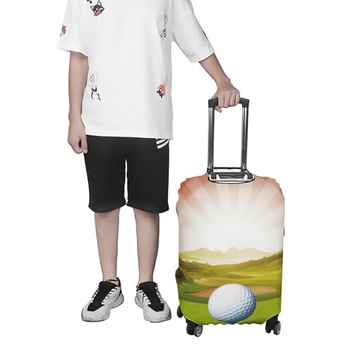 Golf Sport Luggage Cover Personalization Suitcase Covers Protector Elastic Washable Baggage Cover Anti-Scratch For Traveling, Aircraft Consignment L 7